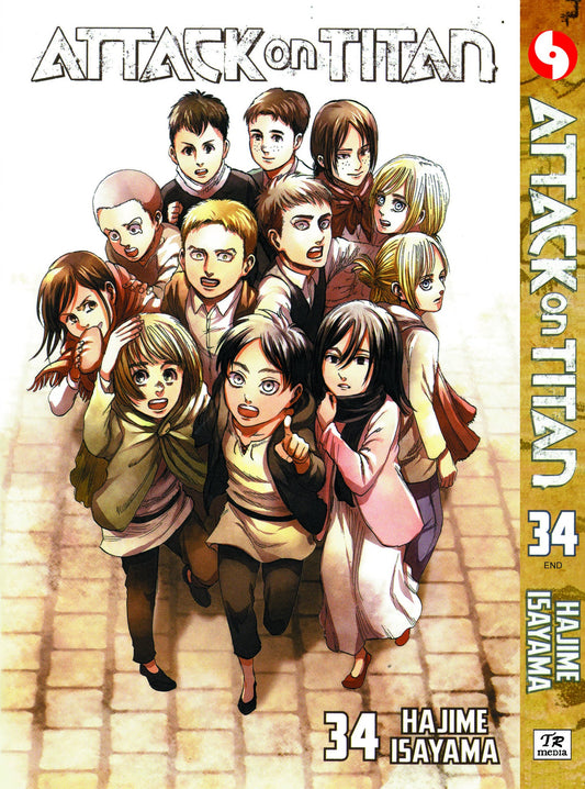 Attack on Titan (English Manga) Volume 1-34 END